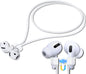 AirPod Strap with Magnetic,AirPod Lanyard Anti-Lost Cord for Sports Anti-Loss, AirPod Accessories Compatible with AirPods 4 Case 2024, AirPod Pro 2nd/1st, AirPod 3, AirPod 2/1- White 1 Pack
