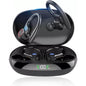 Sports Wireless Bluetooth Headphones, Wireless Headphones with Mic Bluetooth, Hi-Fi Stereo Bluetooth Headset Bluetooth Headset for Sports, Work Dark