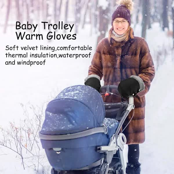 Stroller Gloves Mittens Warm Fleece Cotton DXGHC