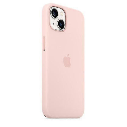 iPhone 13 Case MagSafe Compatible Silicone Cover Chalk Pink