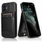 iPhone 13 Case with Card Holder Retro V3 6CK Black