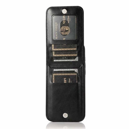 iPhone 13 Case with Card Holder Retro V3 6CK Black
