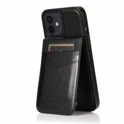 iPhone 13 Case with Card Holder Retro V3 6CK Black