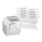 Invisible Sheet and Bed Cover Fastener Set of 4 White Keeps Sheets Tight Removable Storable