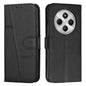 Stitched Calfskin Case for Redmi 14C 4G (FMY) Black_yux Black