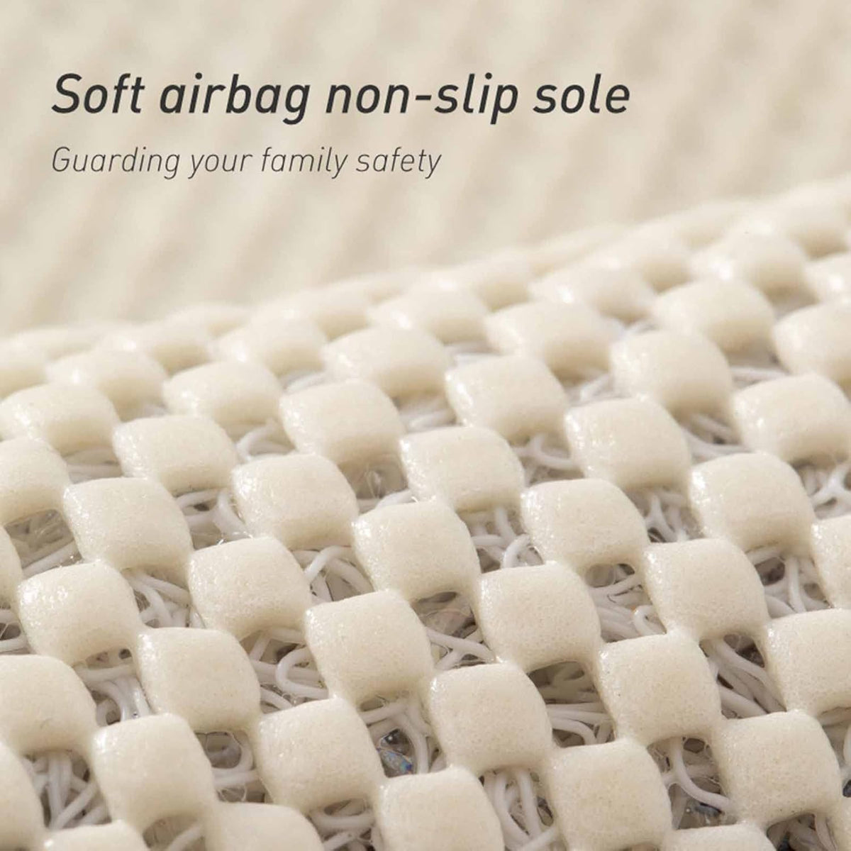 Secure Mat - The Ultimate Non-Slip Bath Mat,Non-Slip Bathtub Mat,The Secure Mat Bath Mat,for Tub,Shower,Bathroom (Beige, 40x60cm)