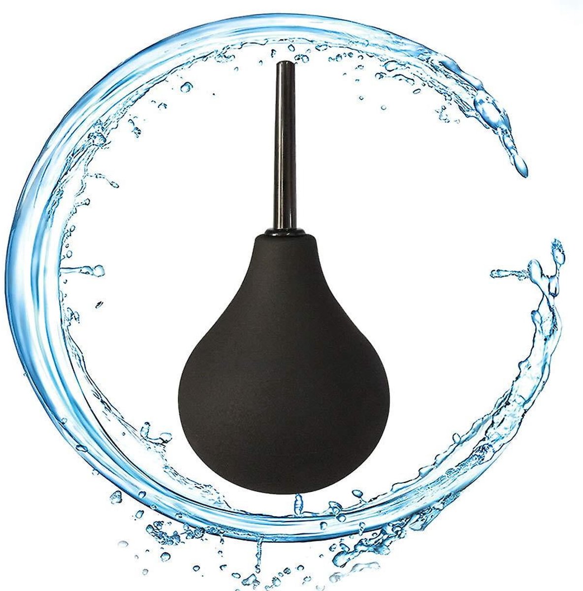 Bubble Enema Shower for Men and Women - Reusable - Clean Silicone Nozzle - Shower - Safe and Comfortable