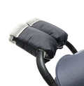 Warm gloves for strollers - water-repellent gloves for winter and snowy days - cold-resistant gloves for strollers - windproof and thickened (black)