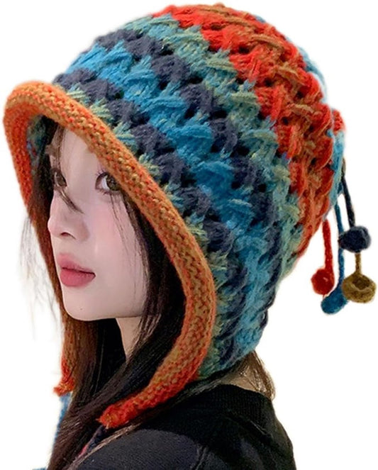 Knitted Hats for Women - Hats - Warm Winter Hats for Women - Soft Knitted Hats - Colorful Knitted Hats - Winter Hats for Girls - Comfortable and Warm Crochet Hats - Christmas Gifts - Birthday Gifts
