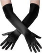 Women's Gloves - Suitable for Weddings, Tea Parties, Cosplay, and Outfit Coordination - Black