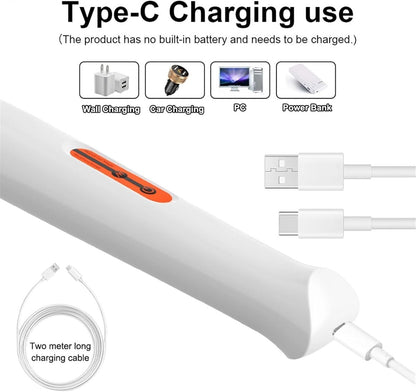 Vibrator - Dildo | Sex Toys for Couples - Sex Toys for Women - Sex Games - Sex Toys - Adult Sex Products - Powerful Vibrator, 10 Speeds, Nipple and Clitoris Stimulation - Electric Plug-In Massager (White)