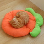 Pet Sleeping Mat - Warm Blanket - Soft Fabric - Cute Radish Shape - Suitable for Cats and Dogs (M-32*43cm)