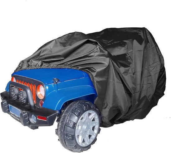 Children's car cover - Outdoor protective cover for electric vehicles - Universally waterproof, windproof, snowproof and dustproof - 140 x 84 x 81 cm