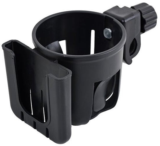 2-in-1 Bicycle Water Bottle and Phone Holder - Water Bottle Holder - Phone Stand - 360° Rotatable Water Bottle Holder - Black