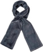 Scarf with Concealed Zipper Pocket - Secure Storage Pocket for Keys & Cards - Downy Soft & Warm - Gray