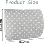 Nursing Pillow - For Breast and Bottle Feeding - Adjustable Height - Suitable for Crib and Bed - Washable Cover - 100% Cotton - Universal Size