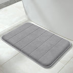 Bath Mat, Non-slip bath mat, Shower mat, Memory Foam Bath Mat, Super soft absorbent bath mat, 40 x 60 cm, Grey