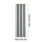 Ring-Top Blackout Curtain Panel, Black-Lined Thermal Insulated Privacy Drapery for Bedroom and Living Room, Energy-Saving Window Curtain
