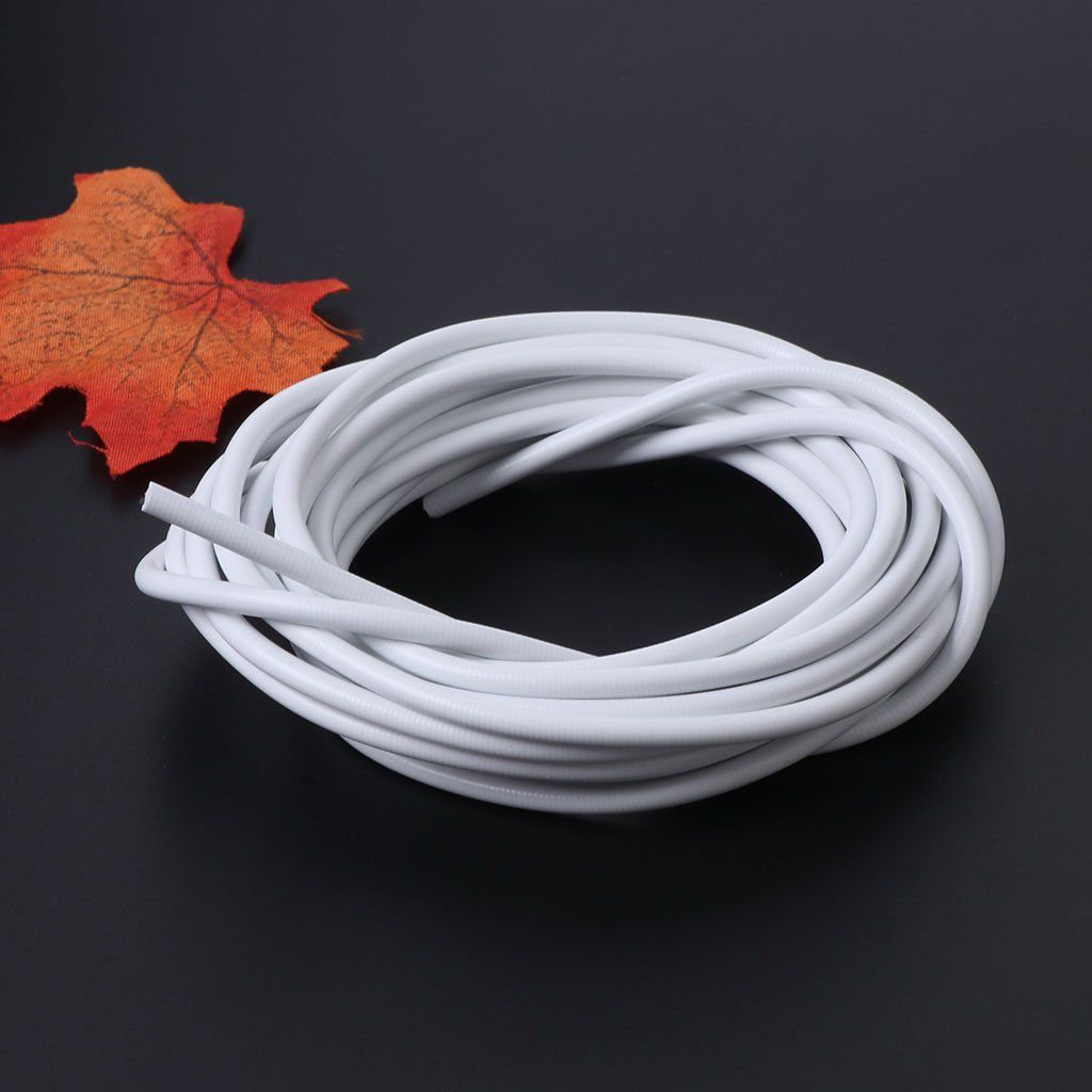 Net Hang 4m Curtain Wire Window Cord Cable String Set With 5 Fish Eyes 5 Hooks, for Bedroom, Living Room and Home Use