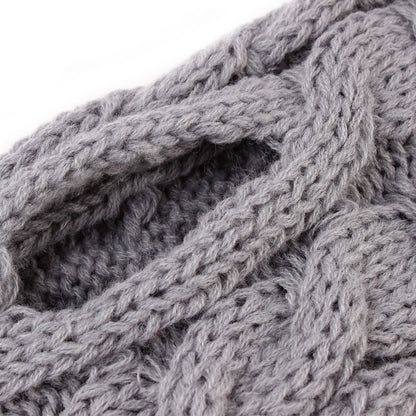 Clearance Under $5 Boovnll Dog Sweater, Winter Turtleneck Knitted Keep Warm Sleeveless Pet Clothes, Dog Clothes for Small Dog Fall Winter Dog Sweaters, (Black, S) L Gray
