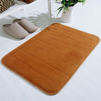 Bathroom Rugs - Ultra Absorbent Non-Slip Floor Bath Mat, Super Soft Shower Mat for Bath Tub, Machine Washable 16x24" (Brown) #A-Brown