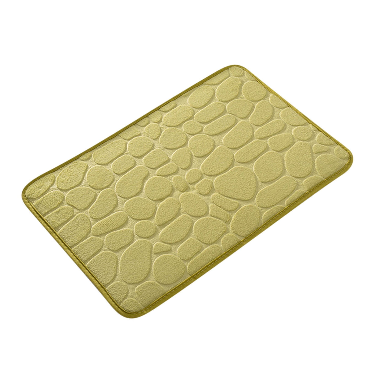 Bathroom Rugs - Ultra Absorbent Non-Slip Floor Bath Mat, Super Soft Shower Mat for Bath Tub, Machine Washable 16x24" (Brown) #B-Green