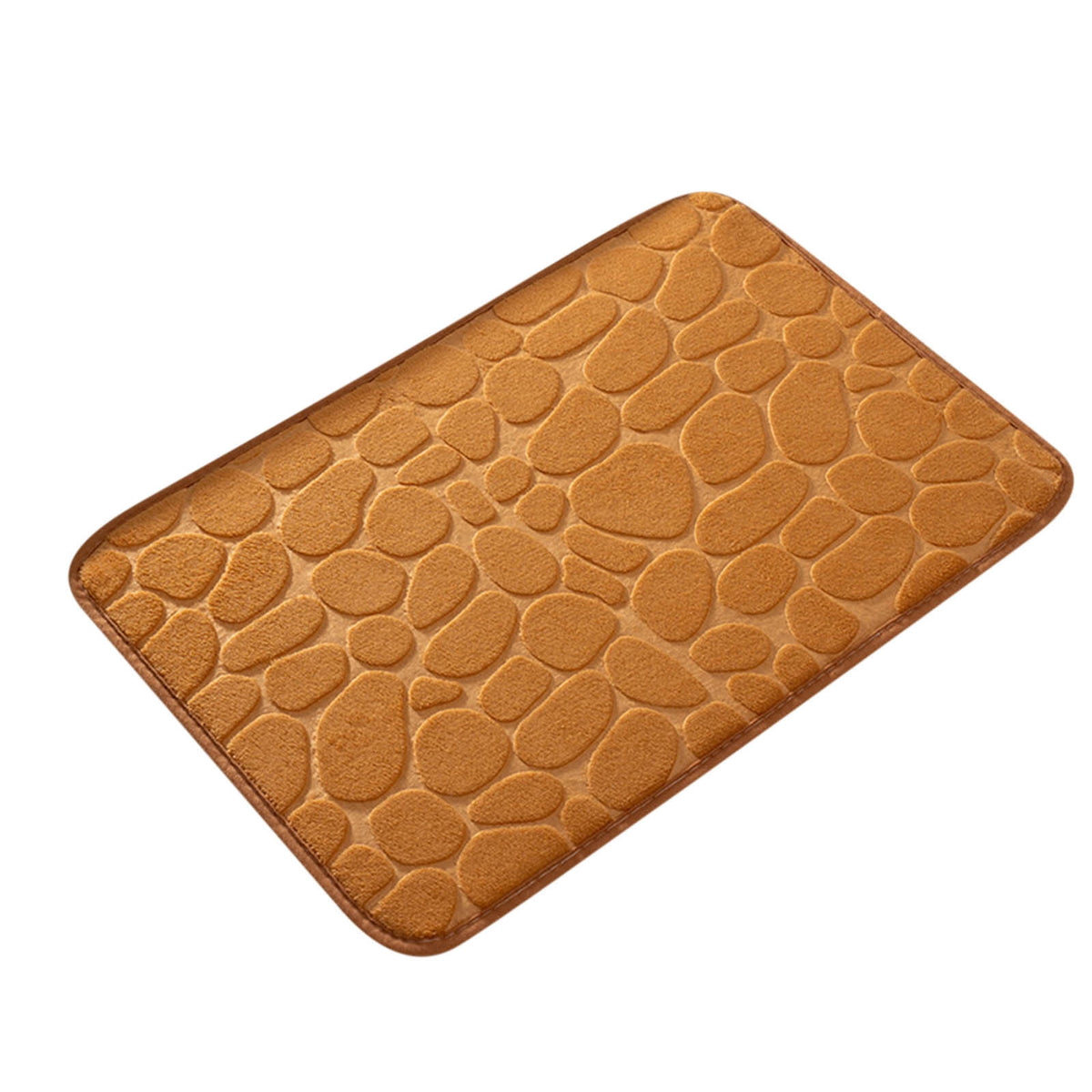 Bathroom Rugs - Ultra Absorbent Non-Slip Floor Bath Mat, Super Soft Shower Mat for Bath Tub, Machine Washable 16x24" (Brown) #B-Khaki