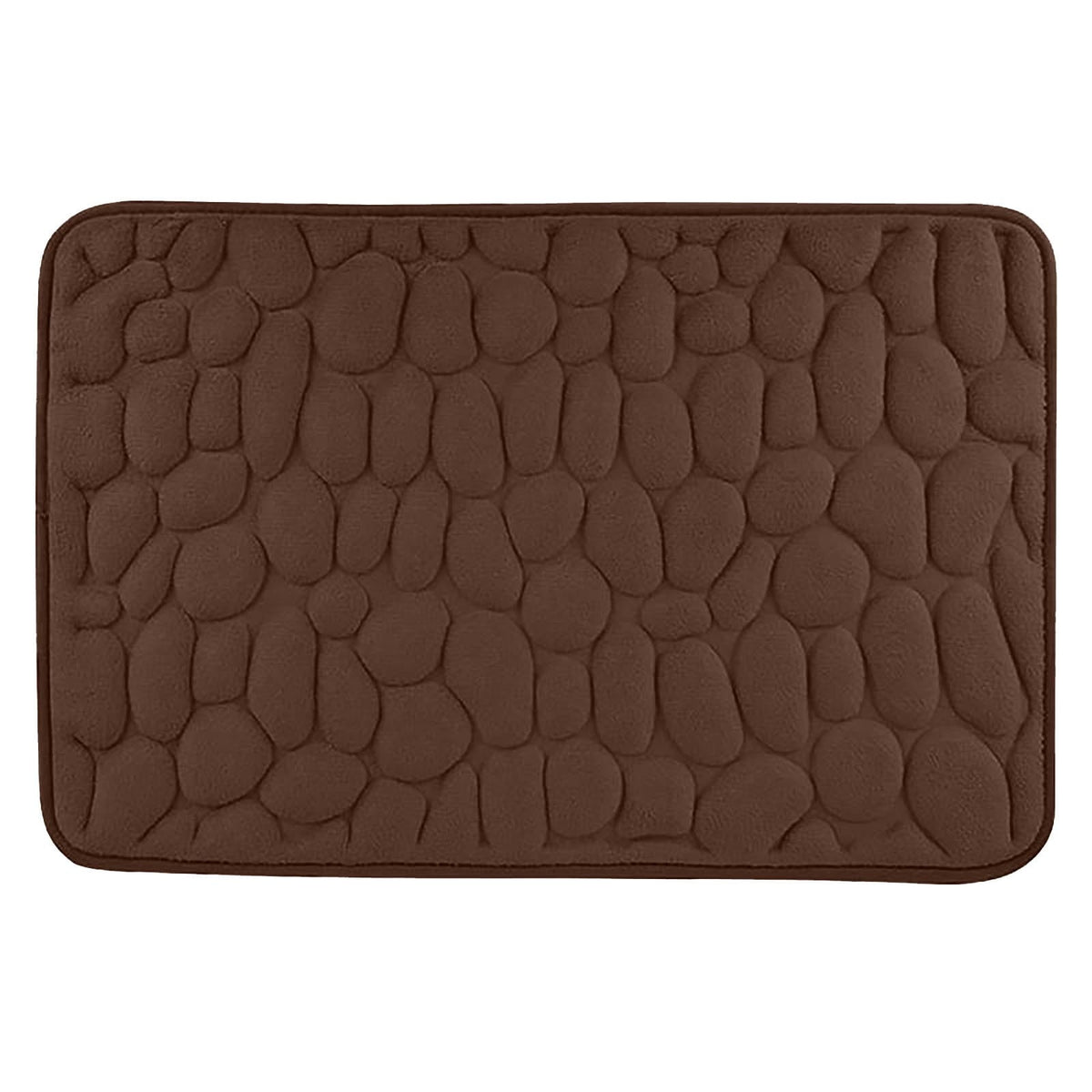 Bathroom Rugs - Ultra Absorbent Non-Slip Floor Bath Mat, Super Soft Shower Mat for Bath Tub, Machine Washable 16x24" (Brown) #C-Coffee