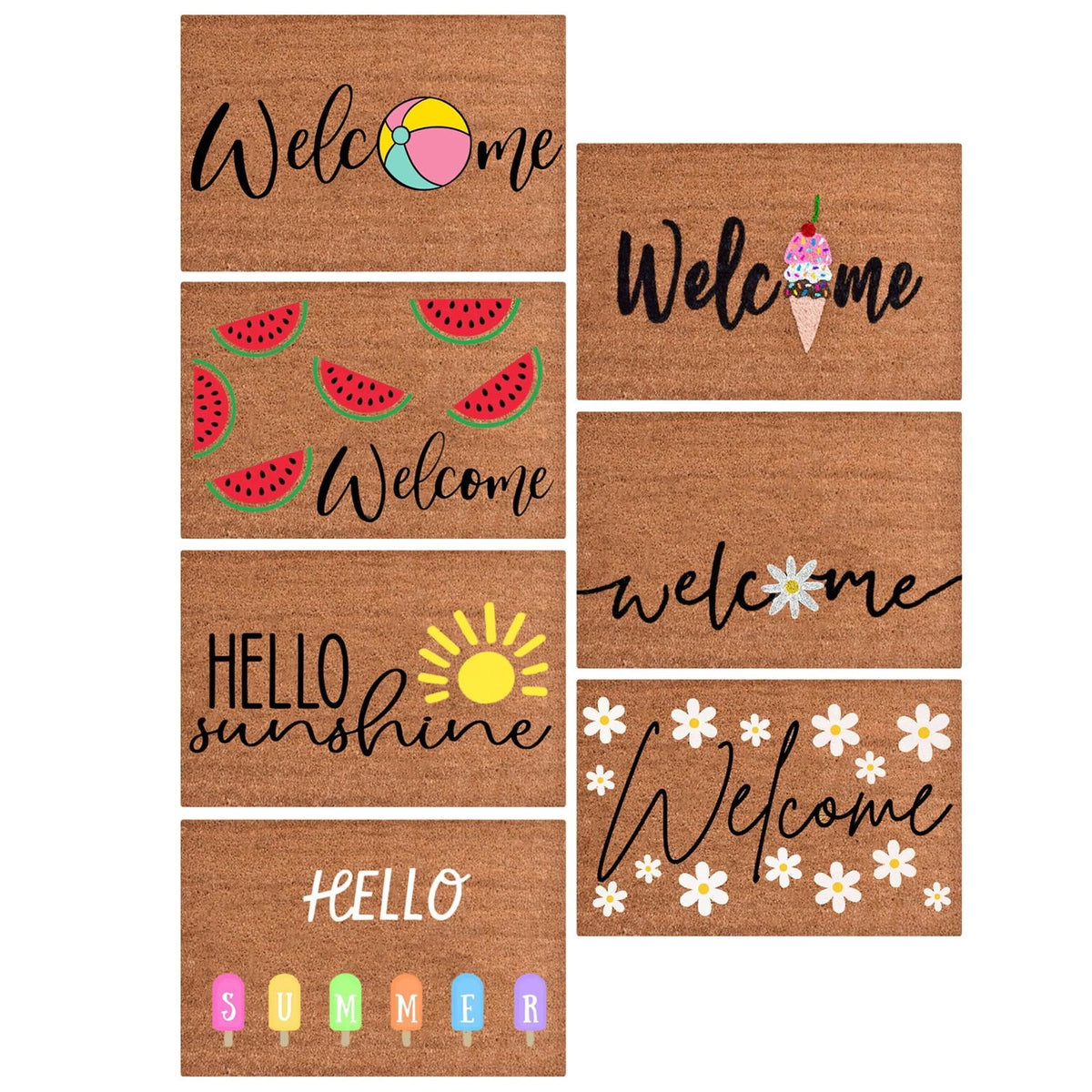 16x24 inch Doormats for Outdoor Entrance Home Waterproof Floor Mat Outdoor Rug Front Door Spring Mat Floor Decor Outdoor Summer Decor Spring Rugs Mat for Front Door Outside Outdoor Porch Mat Doormat10