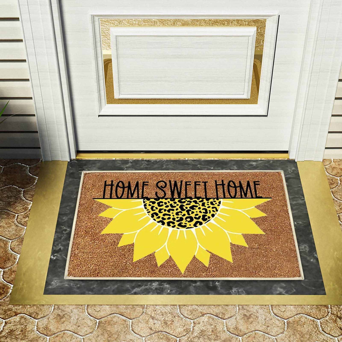 16x24 inch Doormats for Outdoor Entrance Home Waterproof Floor Mat Outdoor Rug Front Door Spring Mat Floor Decor Outdoor Summer Decor Spring Rugs Mat for Front Door Outside Outdoor Porch Mat Green