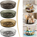 Xuniizn Multipurpose Lazy Susan Organizer - 360 Rotating Spice Rack Turntable for Kitchen Cabinet Storage & Table Top Display White