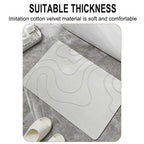Diatomaceous Earth Stone Bath Mat, Quick Drying Super Absorbent Non Slip Washable Bath Rug for Bathroom Floor Kitchen Shower, 16x24 Inch, Green