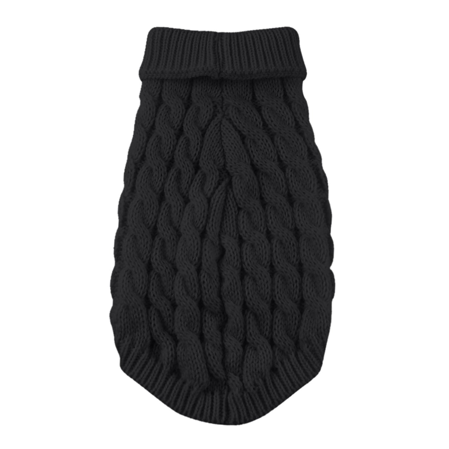 Xuniizn Dog Sweater for Small Medium Dogs, Warm Comfortable Winter Pet Clothes, Cute Knitted Sleeveless Pet Sweaters for Puppies, Cats, Dog Apparel & Accessories S Black