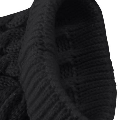 Xuniizn Dog Sweater for Small Medium Dogs, Warm Comfortable Winter Pet Clothes, Cute Knitted Sleeveless Pet Sweaters for Puppies, Cats, Dog Apparel & Accessories M Black