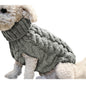 Xuniizn Dog Sweater for Small Medium Dogs, Warm Comfortable Winter Pet Clothes, Cute Knitted Sleeveless Pet Sweaters for Puppies, Cats, Dog Apparel & Accessories M Gray