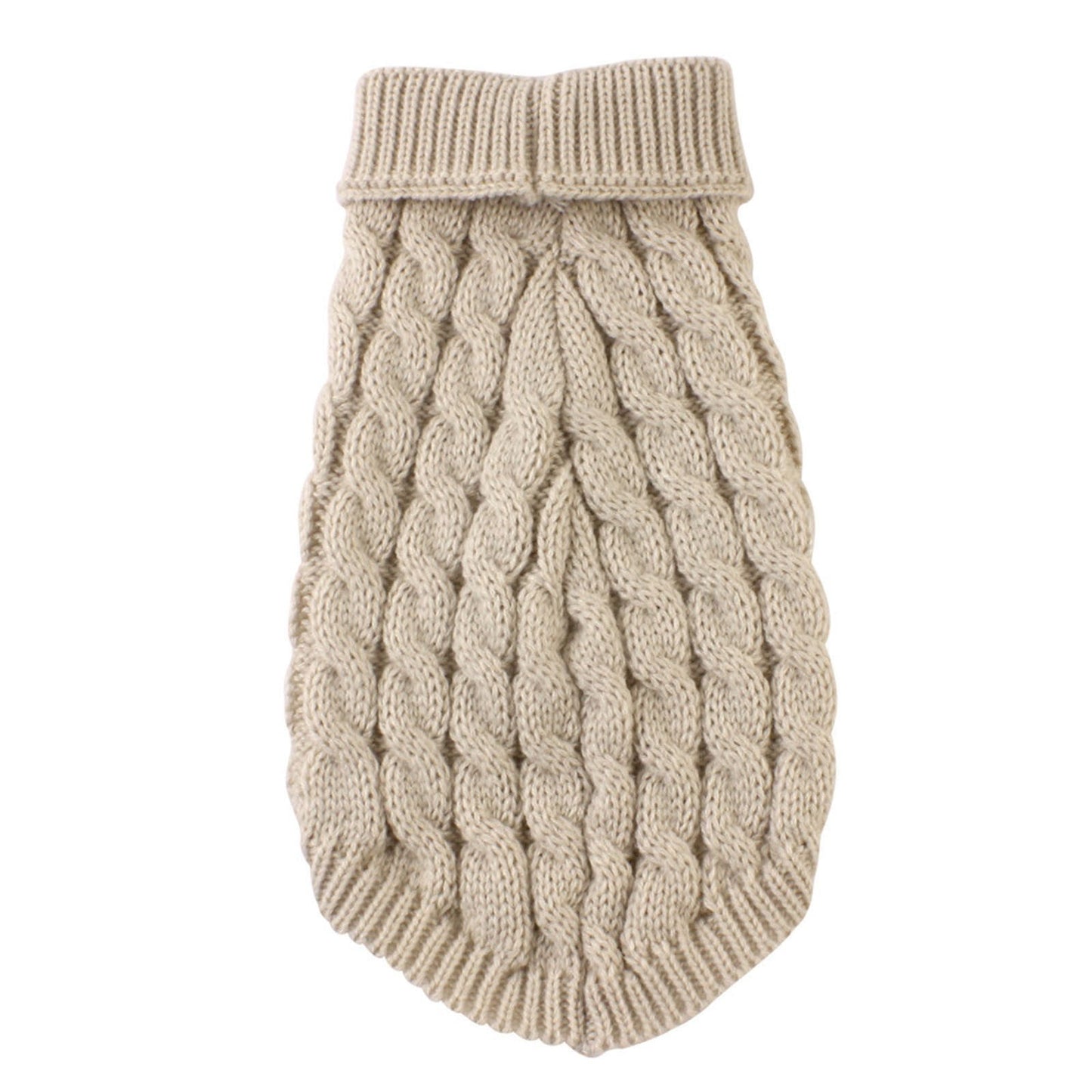 Xuniizn Dog Sweater for Small Medium Dogs, Warm Comfortable Winter Pet Clothes, Cute Knitted Sleeveless Pet Sweaters for Puppies, Cats, Dog Apparel & Accessories S Khaki