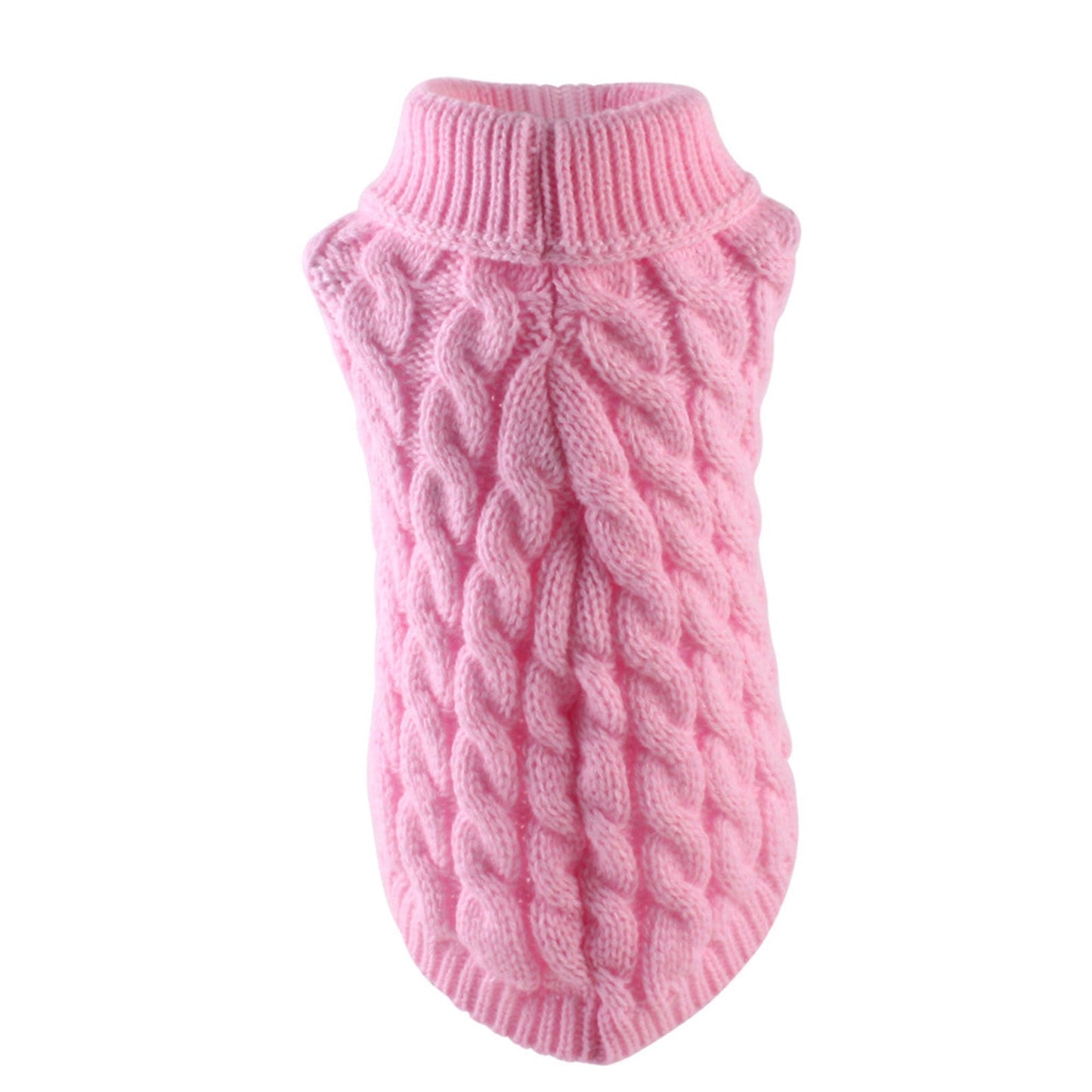 Xuniizn Dog Sweater for Small Medium Dogs, Warm Comfortable Winter Pet Clothes, Cute Knitted Sleeveless Pet Sweaters for Puppies, Cats, Dog Apparel & Accessories M Pink