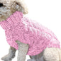 Xuniizn Dog Sweater for Small Medium Dogs, Warm Comfortable Winter Pet Clothes, Cute Knitted Sleeveless Pet Sweaters for Puppies, Cats, Dog Apparel & Accessories L Pink