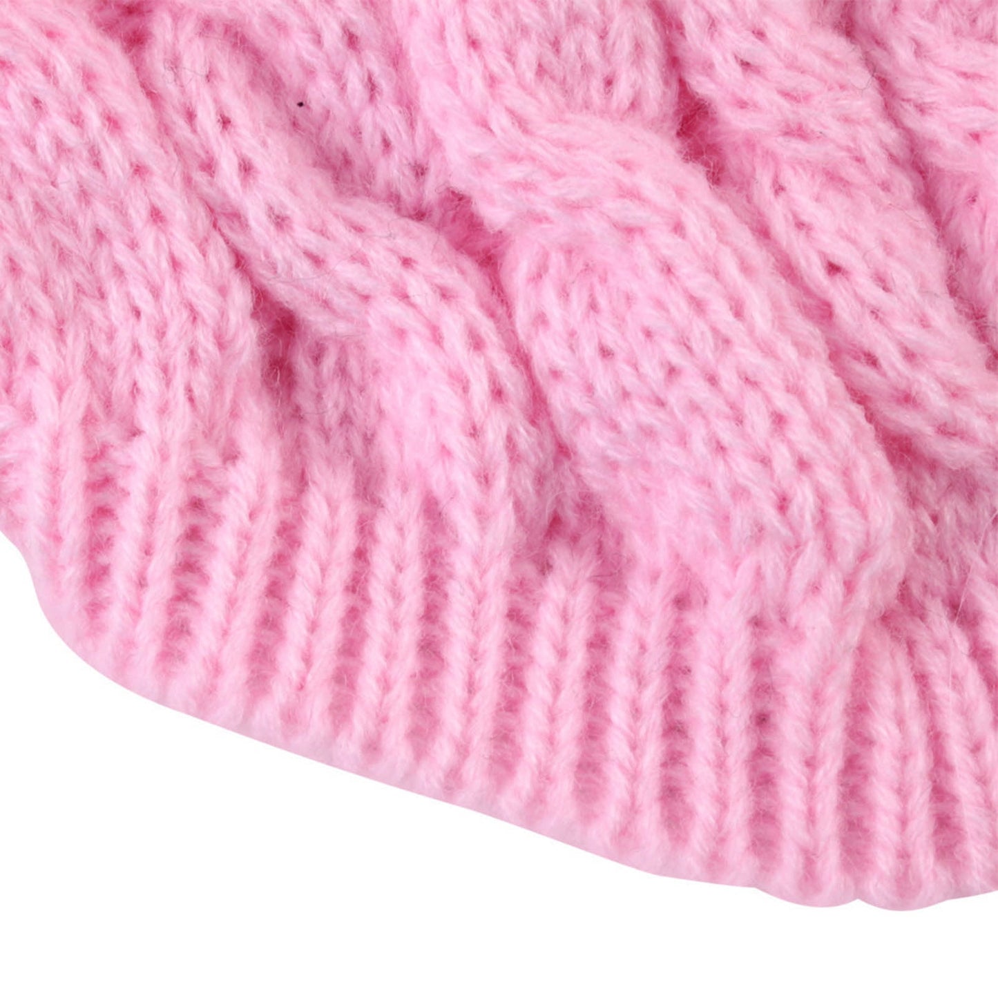 Xuniizn Dog Sweater for Small Medium Dogs, Warm Comfortable Winter Pet Clothes, Cute Knitted Sleeveless Pet Sweaters for Puppies, Cats, Dog Apparel & Accessories L Pink