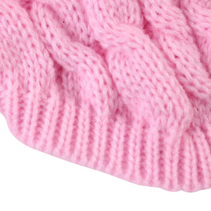 Xuniizn Dog Sweater for Small Medium Dogs, Warm Comfortable Winter Pet Clothes, Cute Knitted Sleeveless Pet Sweaters for Puppies, Cats, Dog Apparel & Accessories XL Pink