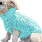 Xuniizn Dog Sweater for Small Medium Dogs, Warm Comfortable Winter Pet Clothes, Cute Knitted Sleeveless Pet Sweaters for Puppies, Cats, Dog Apparel & Accessories S Sky Blue