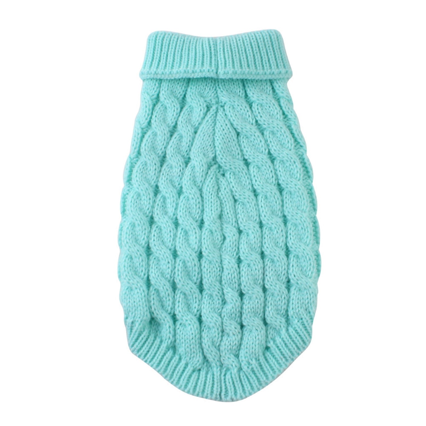Xuniizn Dog Sweater for Small Medium Dogs, Warm Comfortable Winter Pet Clothes, Cute Knitted Sleeveless Pet Sweaters for Puppies, Cats, Dog Apparel & Accessories XL Sky Blue
