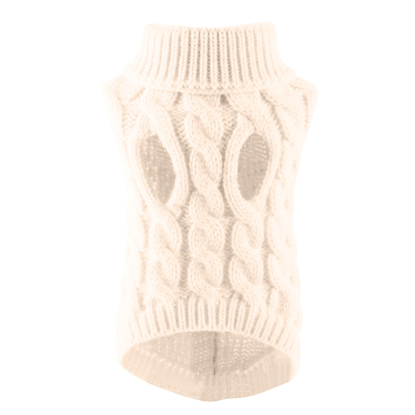 Xuniizn Dog Sweater for Small Medium Dogs, Warm Comfortable Winter Pet Clothes, Cute Knitted Sleeveless Pet Sweaters for Puppies, Cats, Dog Apparel & Accessories S White