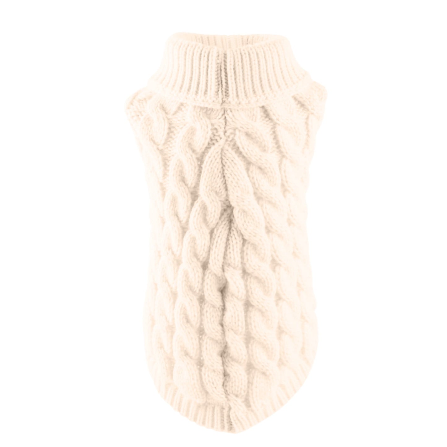 Xuniizn Dog Sweater for Small Medium Dogs, Warm Comfortable Winter Pet Clothes, Cute Knitted Sleeveless Pet Sweaters for Puppies, Cats, Dog Apparel & Accessories M White