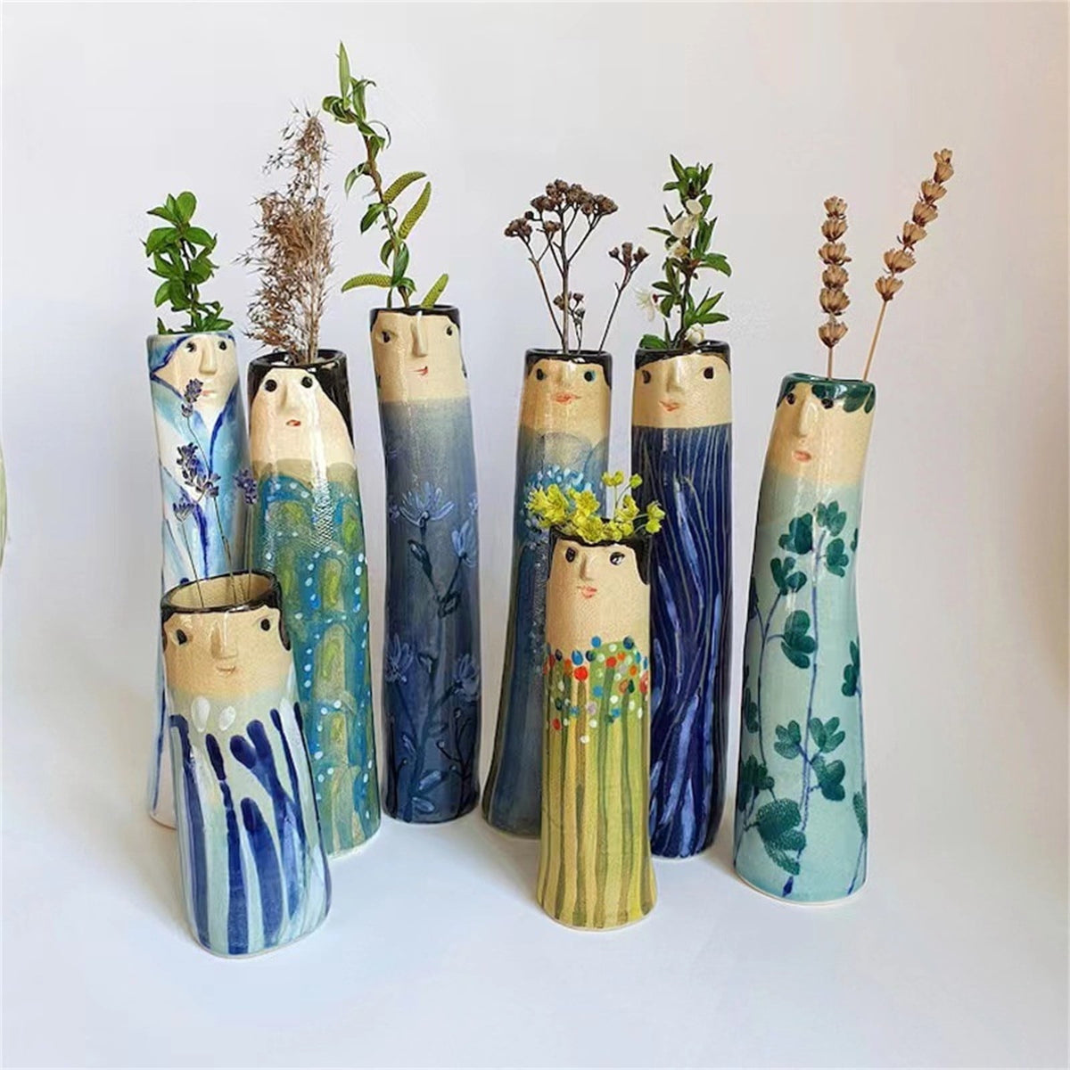 Flower Vase Resin Vases for Centerpieces, Home & Garden Arrangements, Versatile & Durable Essential for Modern & Classic Styles Available, Small Vases Home Decor, Artificial Flowers VASE-H