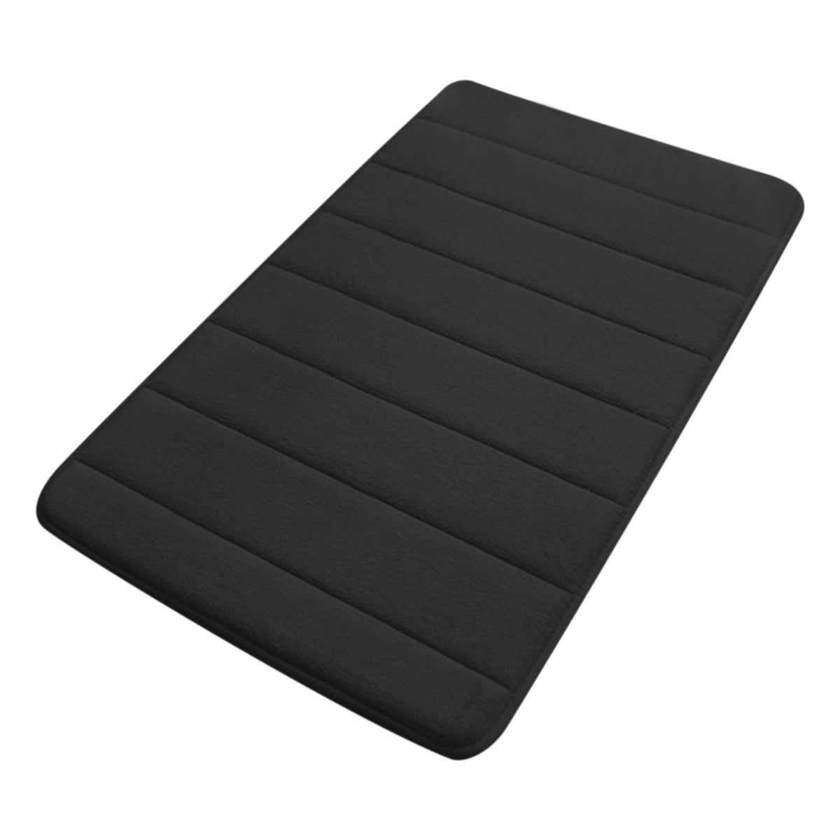 Memory Foam Bath Mat with Cobblestone Design, Super Soft & Quick-Dry Bathroom Rugs, Machine Washable Non-Slip Absorbent Floor Mat for Bathroom Shower Tub, 16x24 Inch by A