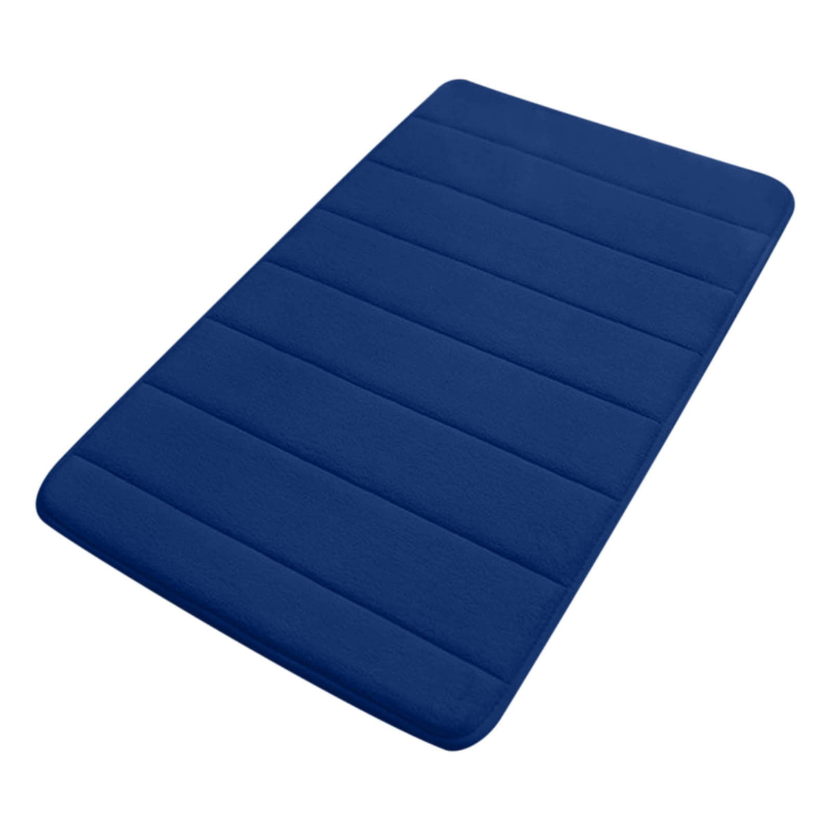 Memory Foam Bath Mat with Cobblestone Design, Super Soft & Quick-Dry Bathroom Rugs, Machine Washable Non-Slip Absorbent Floor Mat for Bathroom Shower Tub, 16x24 Inch by B