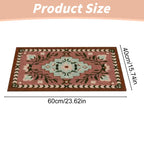 1 Carpet Doormat 60X40cm Coconut Coir Entrance Mat Non Outdoor Rug for Front Door Patio and Kitchen One Size Khaki