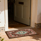 1 Carpet Doormat 60X40cm Coconut Coir Entrance Mat Non Outdoor Rug for Front Door Patio and Kitchen One Size Khaki