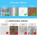Clear Window Weather Sealing Tape Weather Stripping Insulation Caulk Tape for Doors Shower Glass Bathroom , 0.5mm x 5cm x 10m